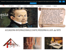 Tablet Screenshot of aiam.it
