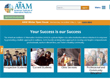 Tablet Screenshot of aiam.edu